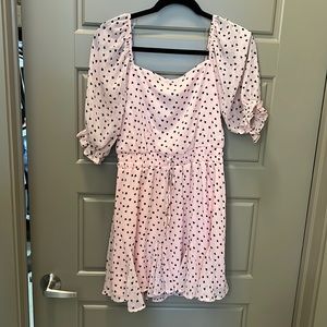 Pink Hearts Mini Dress